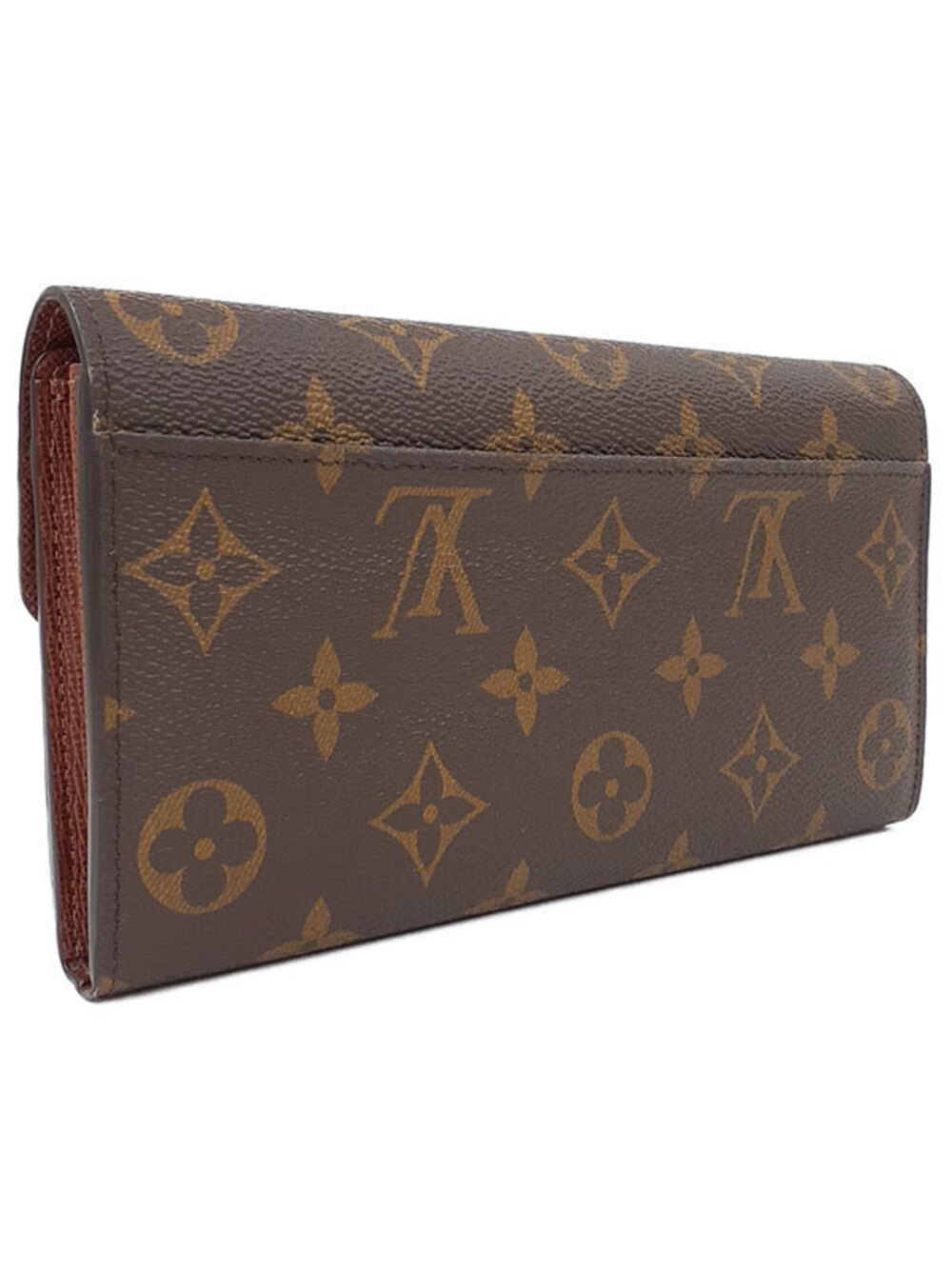 Louis Vuitton Wallet Bi Long fold Portefeuille Sarah Monogram Brown